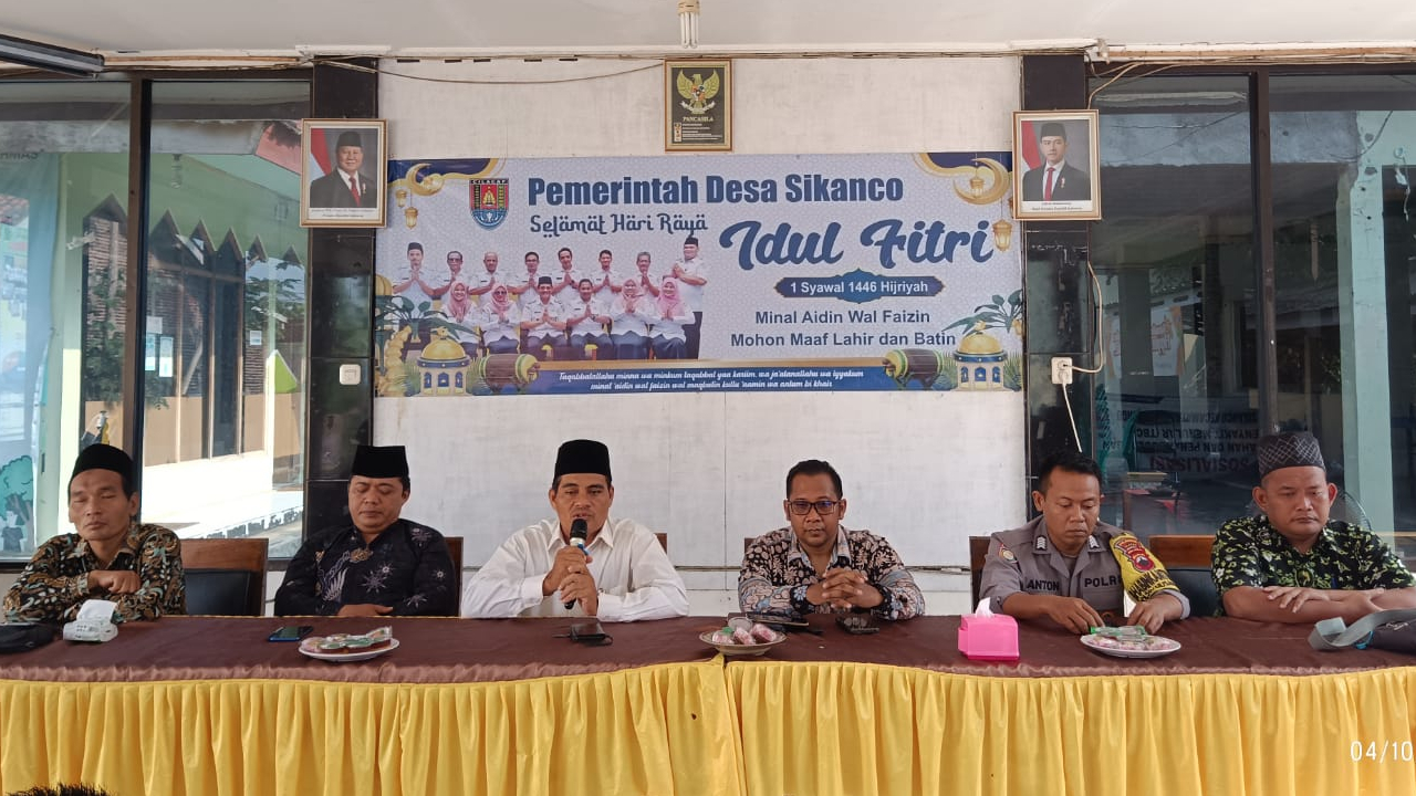 Silaturahmi dan Halal Bi Halal Pemdes Sikanco dan Lembaga Desa