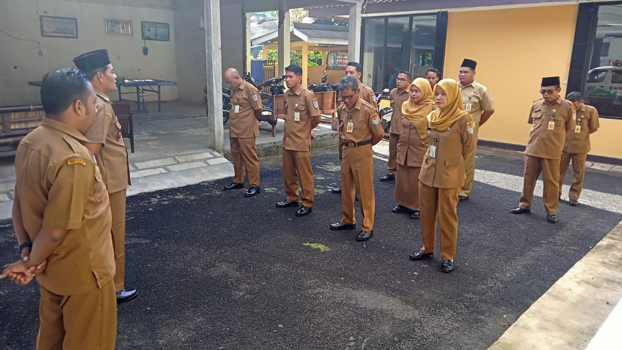 Apel Pagi dan Rapat Koordinasi Awal Tahun 2025 di Desa Sikanco