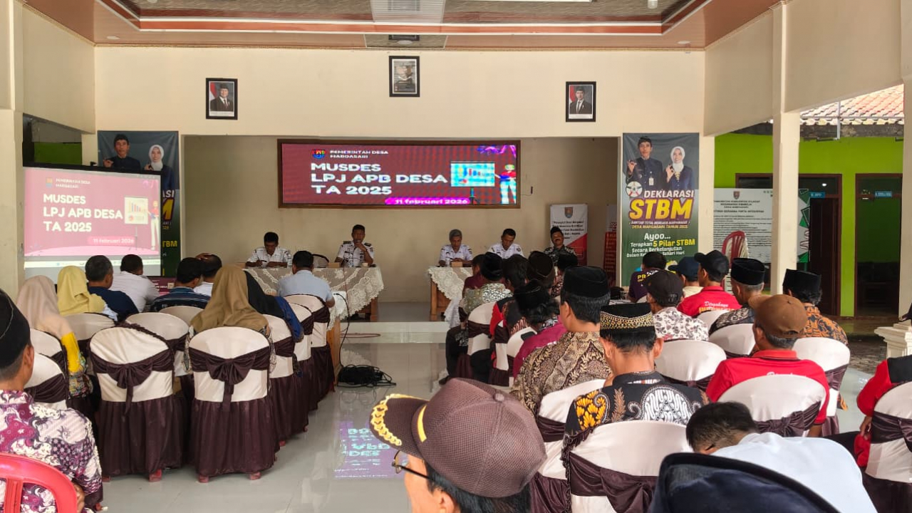 Musdes LPJ APBDes Tahun Anggaran 2025, Wujud Transparansi dan Akuntabilitas Pemerintah Desa Margasari