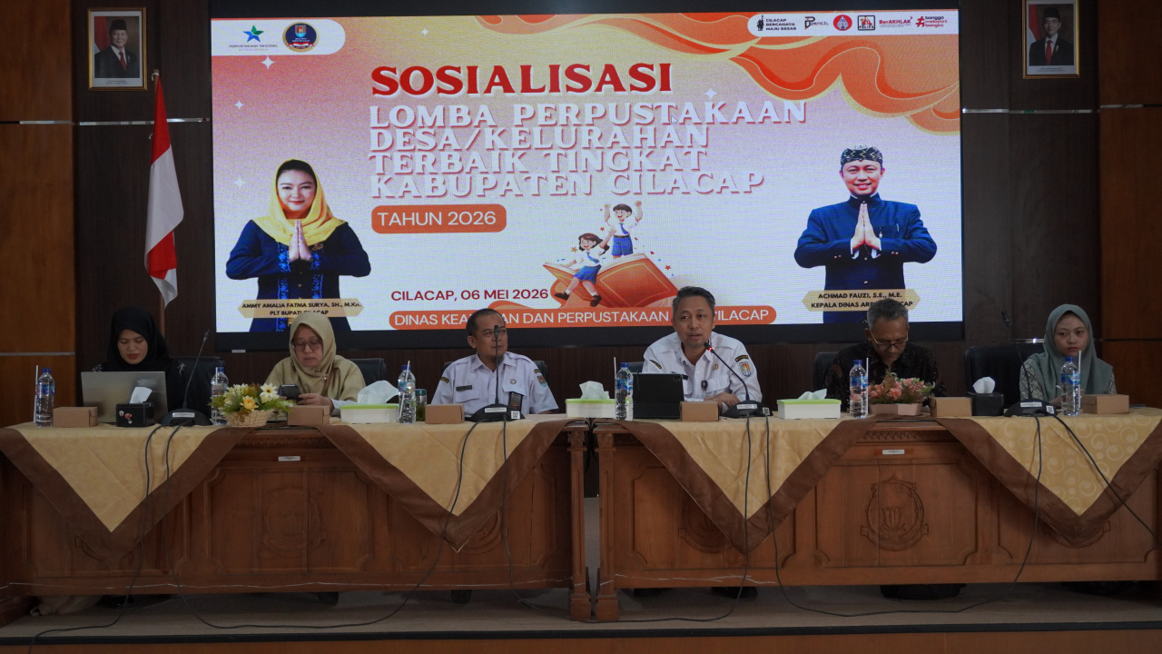 Desa Margasari Ikuti Lomba Perpustakaan Tingkat Kabupaten Cilacap 2026