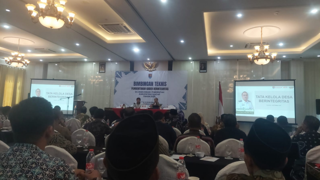 Pemdes Margasari Ikuti Bimtek Pembentukan Kader Berintegritas