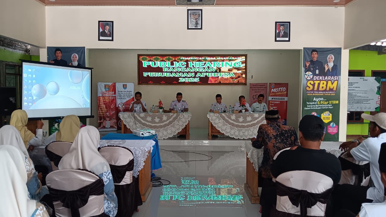 Pemerintah Desa Margasari Selenggarakan Public Hearing Musyawarah Desa Perubahan APBDes Tahun 2025