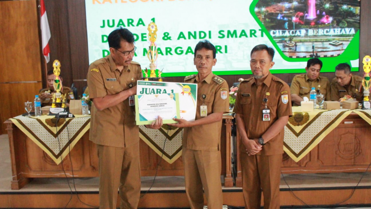 Desa Raih Margasari Juara 1 Lomba Inovasi Daerah (LINDA) Kabupaten Cilacap 2025 Kategori BUMD/Desa/Kelurahan