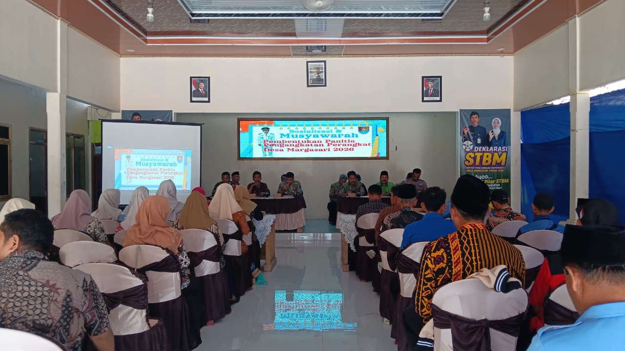 Pemdes Margasari Bentuk Panitia Pengangkatan Kepala Dusun Margasari