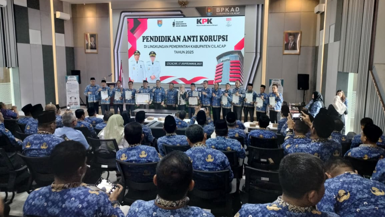 Kepala Desa Margasari Ikuti Sosialisasi Pendidikan Anti Korupsi: Komitmen Mewujudkan Desa Bersih dan Berintegritas