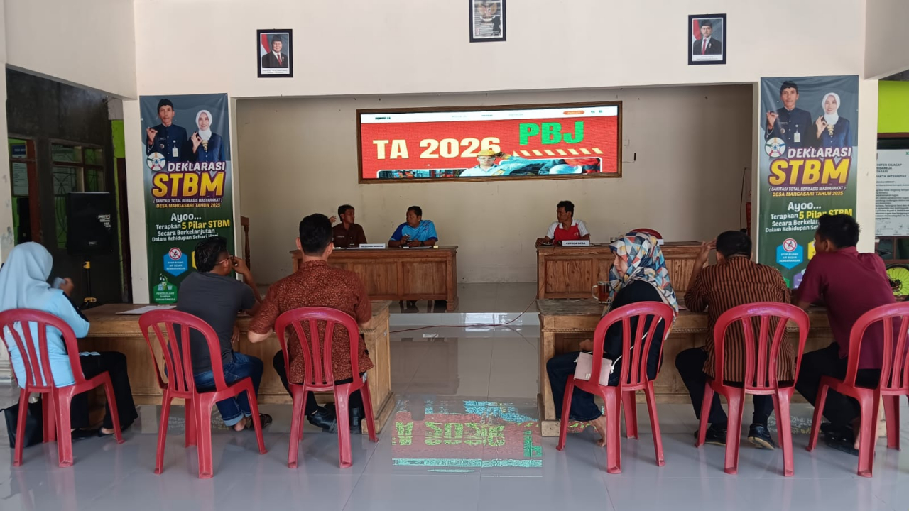Pemerintah Desa Margasari Gelar Proses Pengadaan Barang/Jasa Tahun Anggaran 2026