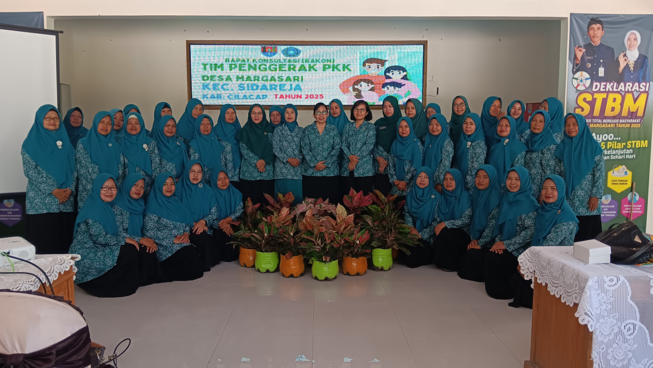 TP PKK Desa Margasari Selenggarakan Rapat Koordinasi, Perkuat Tata Kelola Kelembagaan dan Administrasi PKK