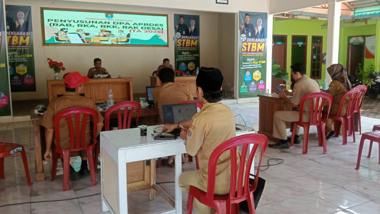 Penyusunan DPA APBDes Tahun 2025 Desa Margasari
