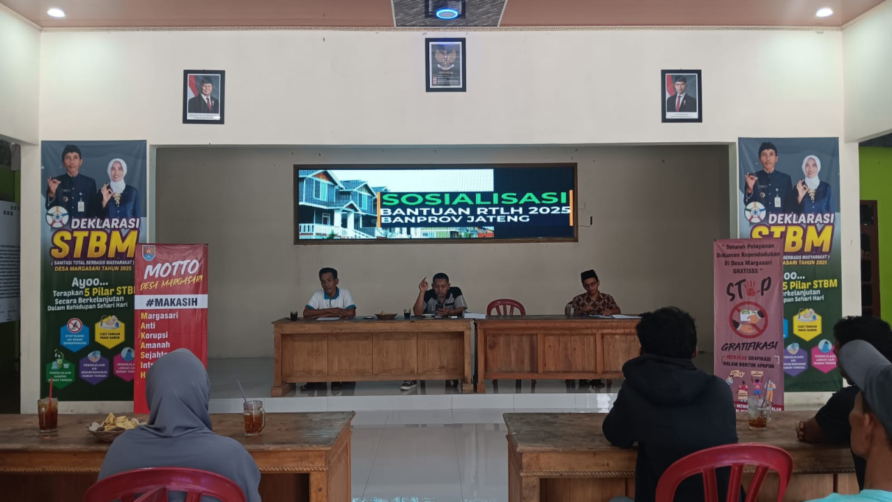 Sosialisasi Bantuan RTLH Tahun 2025 di Desa Margasari: Wujud Kepedulian untuk Hunian Layak Masyarakat