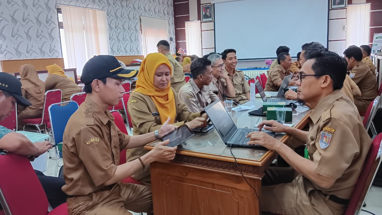 Pemdes Margasari Hadiri Desk Penilaian Desa Anti Korupsi 2025 di Inspektorat Daerah Cilacap