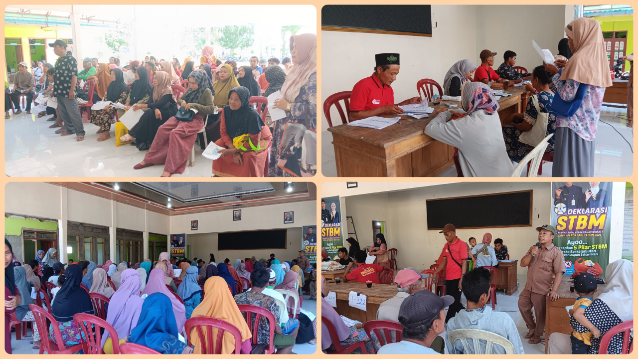 Penyaluran Beras Bantuan Pangan Alokasi Juni–Juli 2025 di Desa Margasari Berjalan Tertib dan Lancar