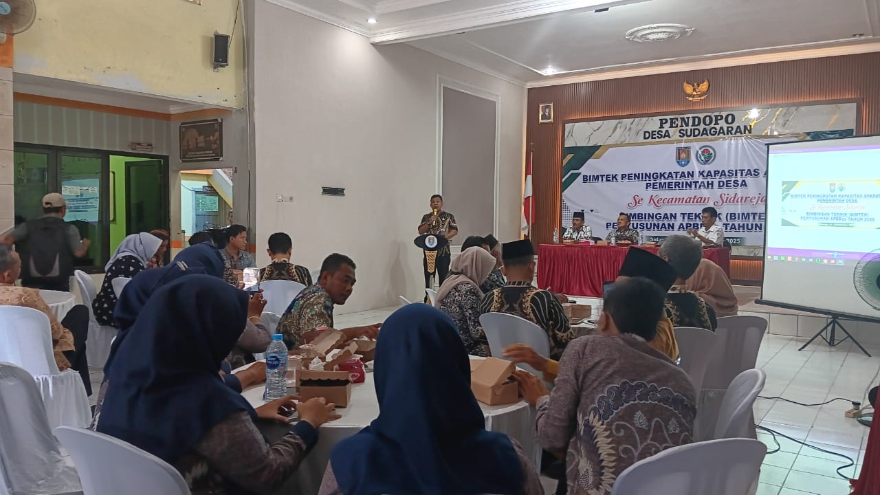 Bimtek Peningkatan Kapasitas Aparatur Pemerintah Desa se-Kecamatan Sidareja Fokuskan Penyusunan RAPBDes 2026