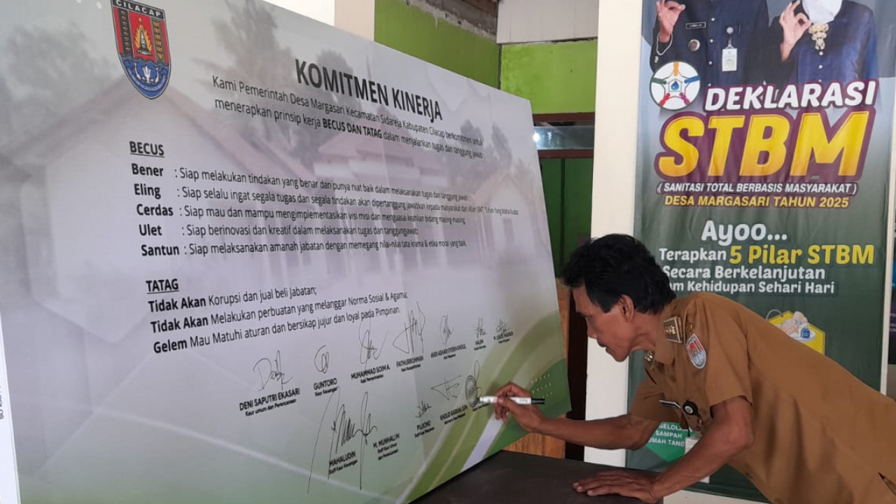 Optimalisasi Mekanisme Kerja Perangkat Desa Margasari Dukung Program Prioritas Bupati Cilacap