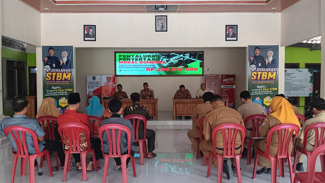 Penyaluran Penyertaan Modal BUMDes untuk Mendukung Ketahanan Pangan