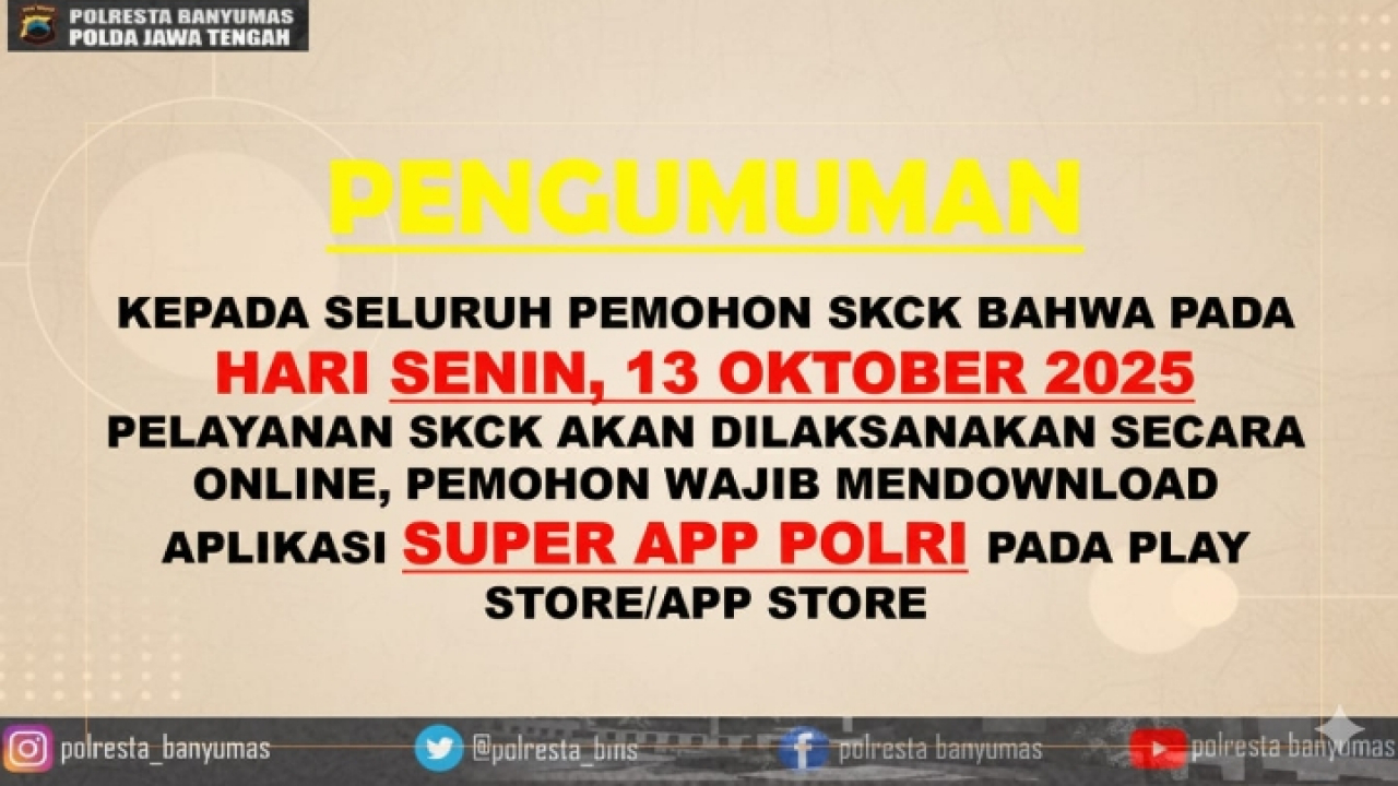 Pelayanan SKCK Kini Lebih Mudah, Polri Luncurkan Aplikasi Super App POLRI