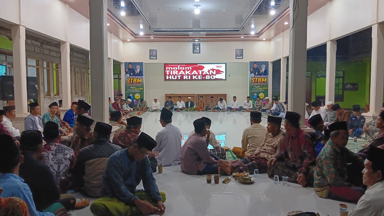 Tirakatan Malam 17 Agustus di Balai Desa Margasari: Menyambung Doa, Syukur, dan Semangat Kemerdekaan