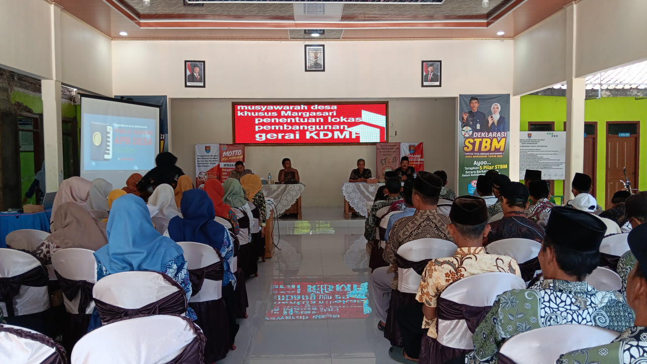 Awali Tahun 2026, Pemdes Margasari Gelar Musdesus Penentuan Lokasi Pembangunan Gerai KDMP Koperasi Desa Merah Putih