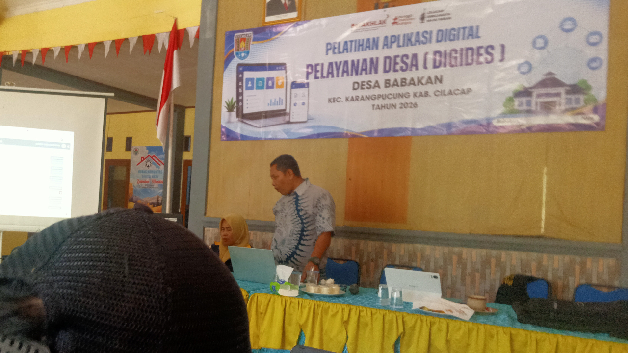Pelatihan Aplikasi Digital Pelayanan Desa Babakan Cilacap
