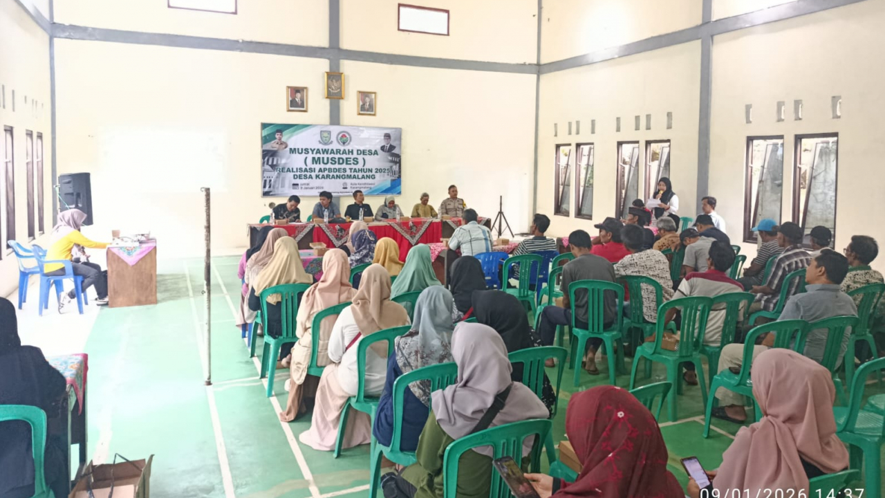 Musyawarah Desa: APBDes 2025 & BLT Dana Desa 2026