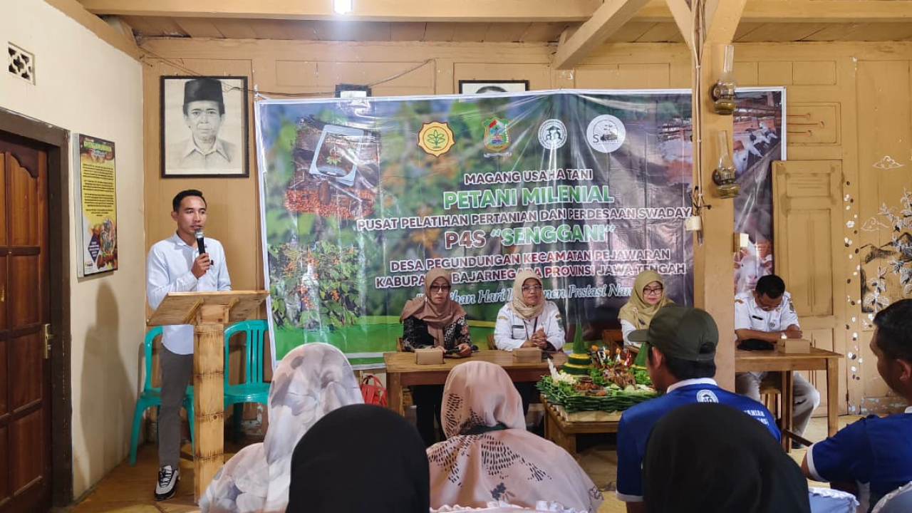Penutupan Magang Usaha Tani Petani Milenial