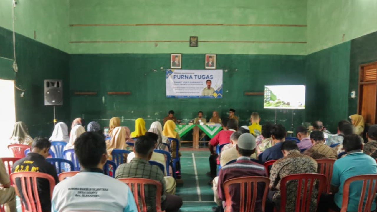 Pemerintah Desa Sedayu Selenggarakan Acara Purna Tugas Kaur Umum dan Perencanaan