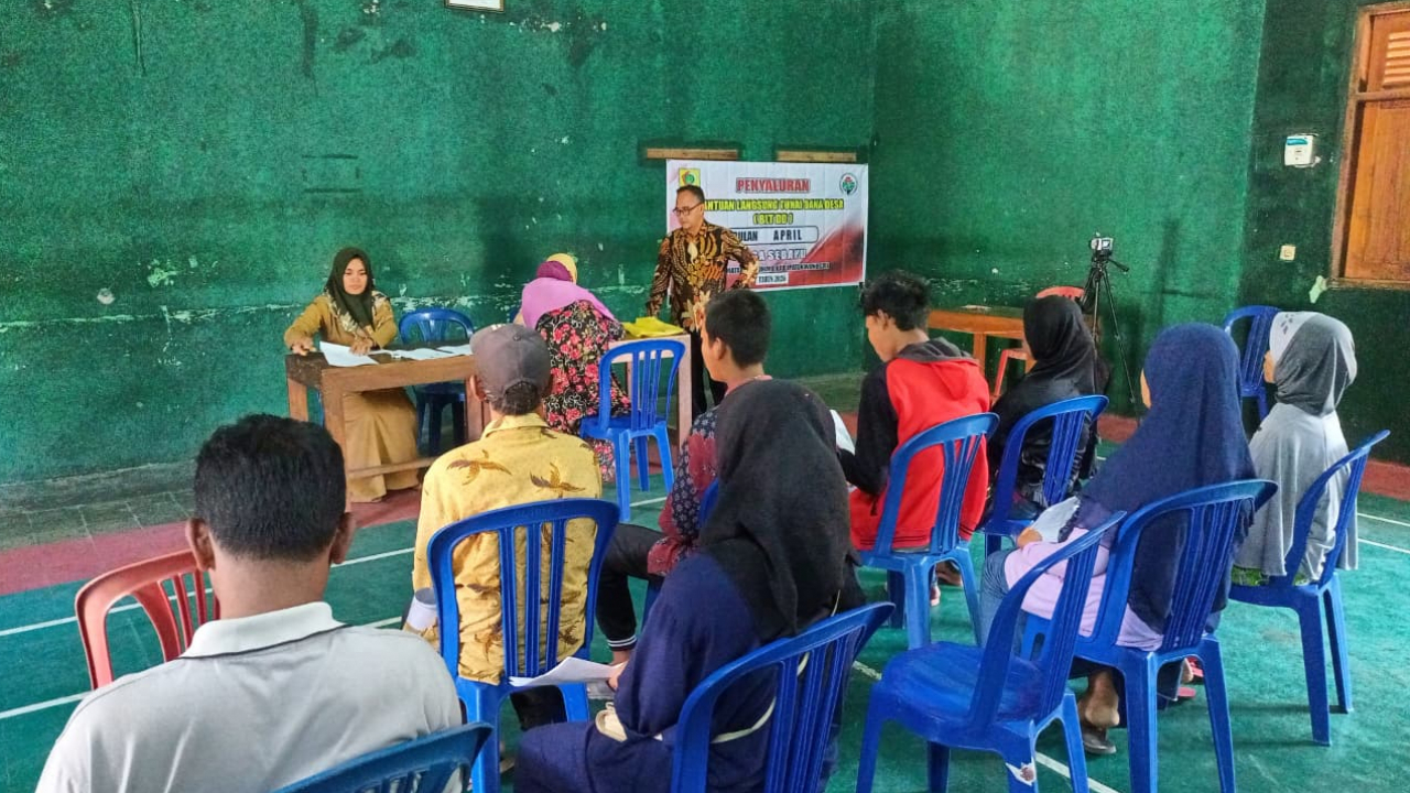 Penyaluran BLT Dana Desa Bulan April di Desa Sedayu Berjalan Lancar