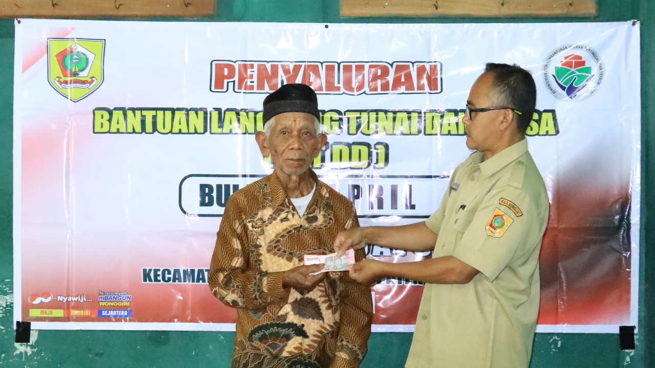 Penyaluran BLT-DD  Bulan April 2025 di Desa Sedayu