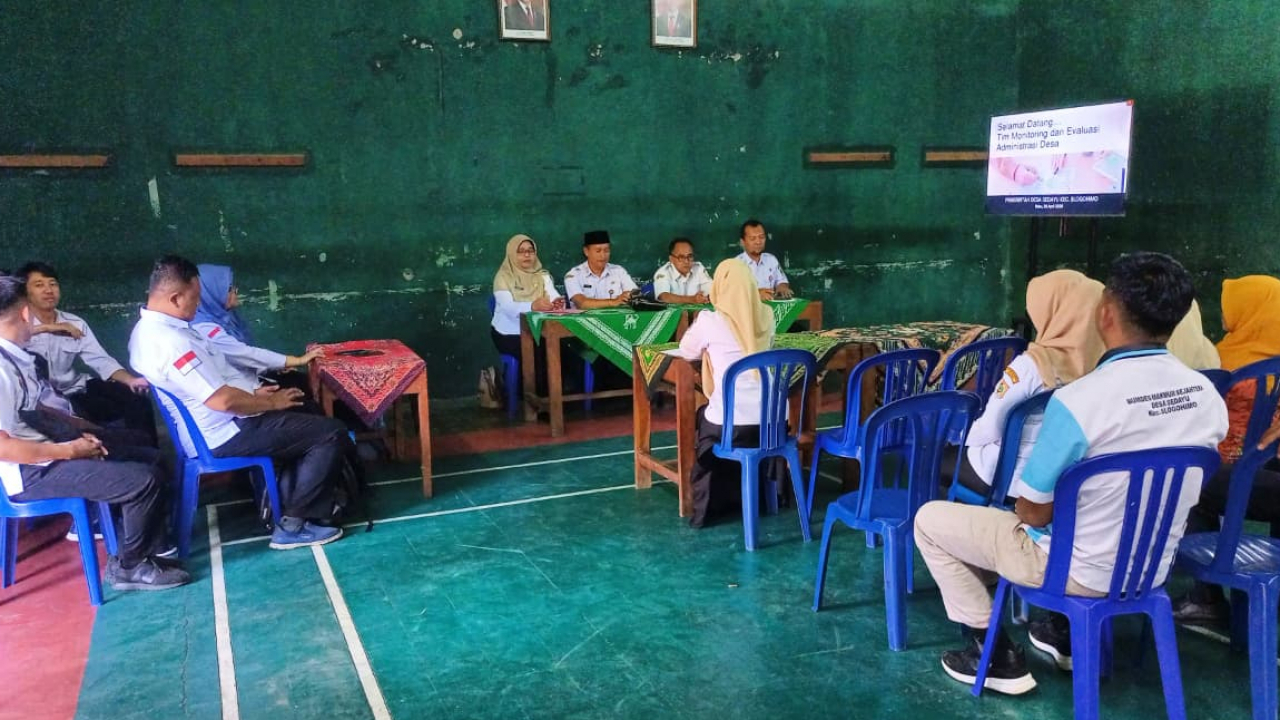 Monitoring dan Evaluasi Administrasi Desa Sedayu Berjalan Lancar