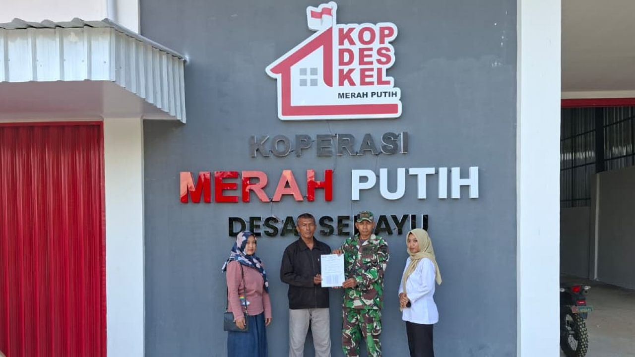 Penerimaan Sarana dan Prasarana Koperasi Desa Merah Putih Desa Sedayu
