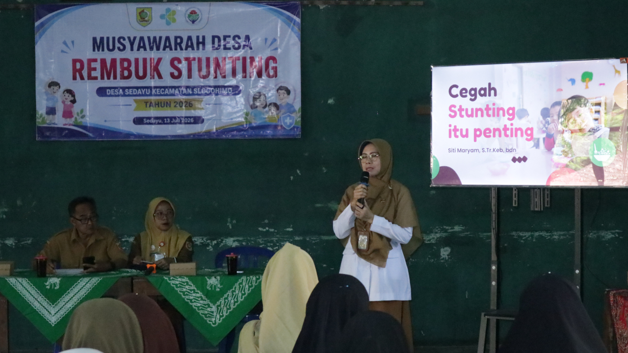 Musyawarah Desa Rembuk Stunting, Desa Sedayu Perkuat Komitmen Pencegahan Sejak Pra-Kehamilan