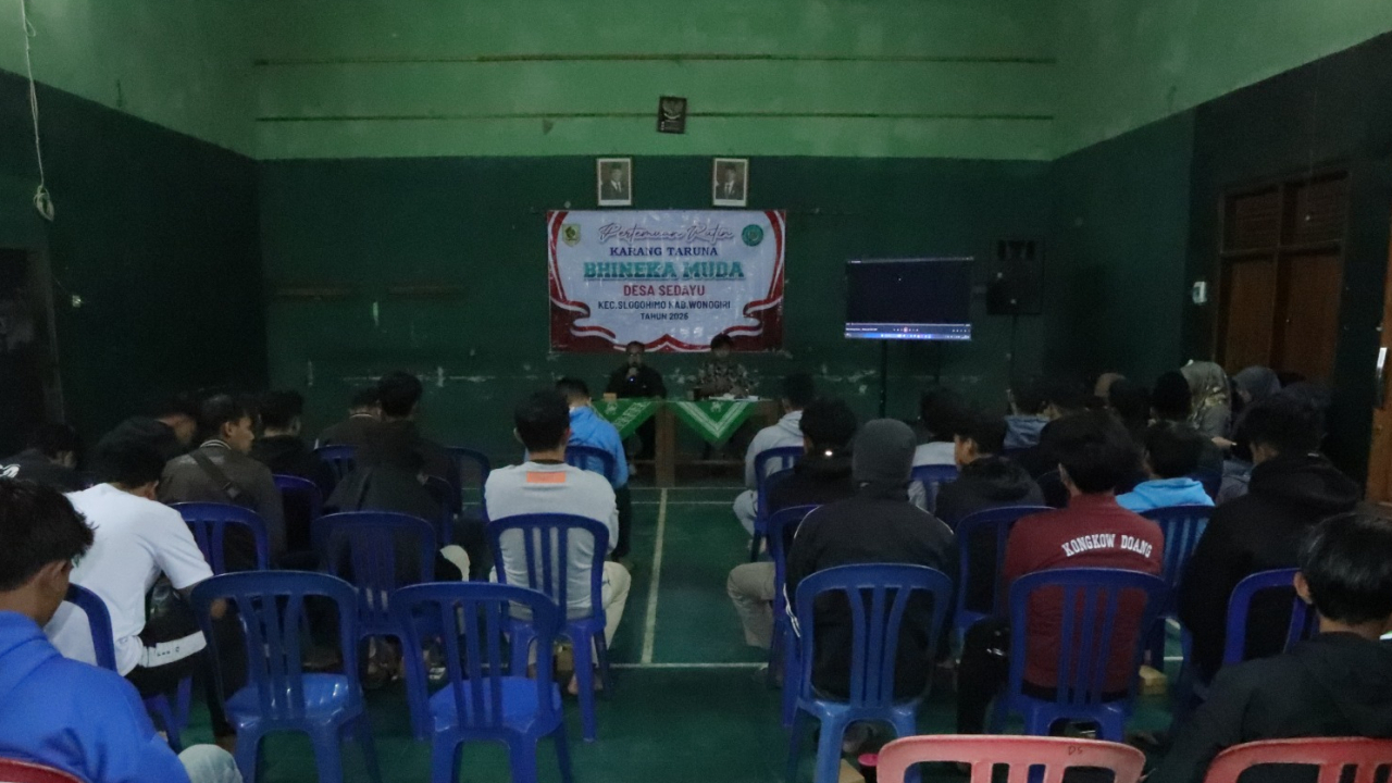 Pertemuan Rutin Karang Taruna Desa Sedayu Tahun 2026 Bahas Pelaksanaan PORDUS Sepak Bola