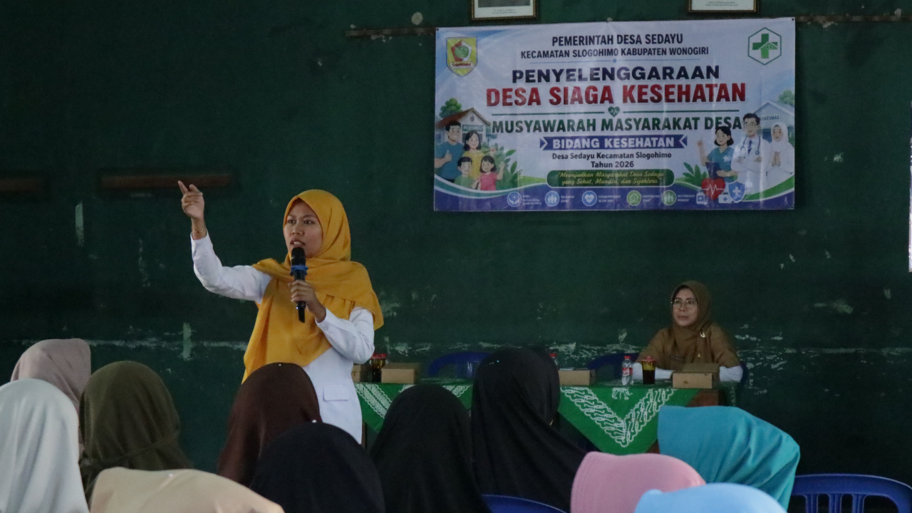 Musyawarah Masyarakat Desa Sedayu Bahas Hasil Survei Mawas Diri dan Prioritas Permasalahan Kesehatan