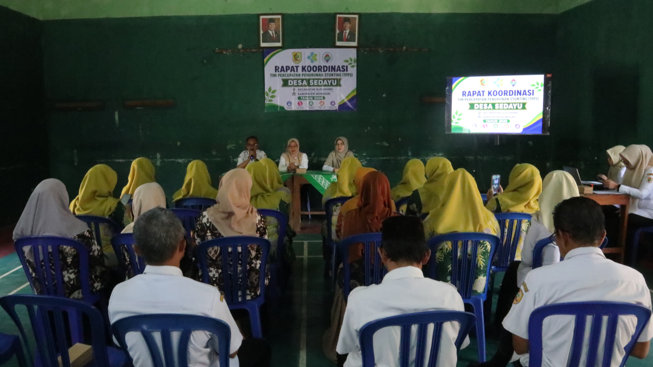 Rapat Koordinasi Tim Percepatan Penurunan Stunting (TPPS) Desa Sedayu Bahas Evaluasi dan Strategi Penurunan Angka Stunting