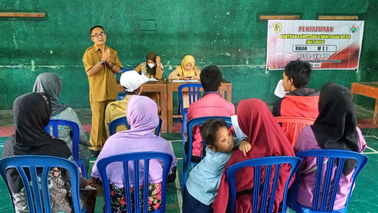 Penyaluran BLT Dana Desa Bulan Mei Tahun 2026 di Desa Sedayu Berlangsung Tertib
