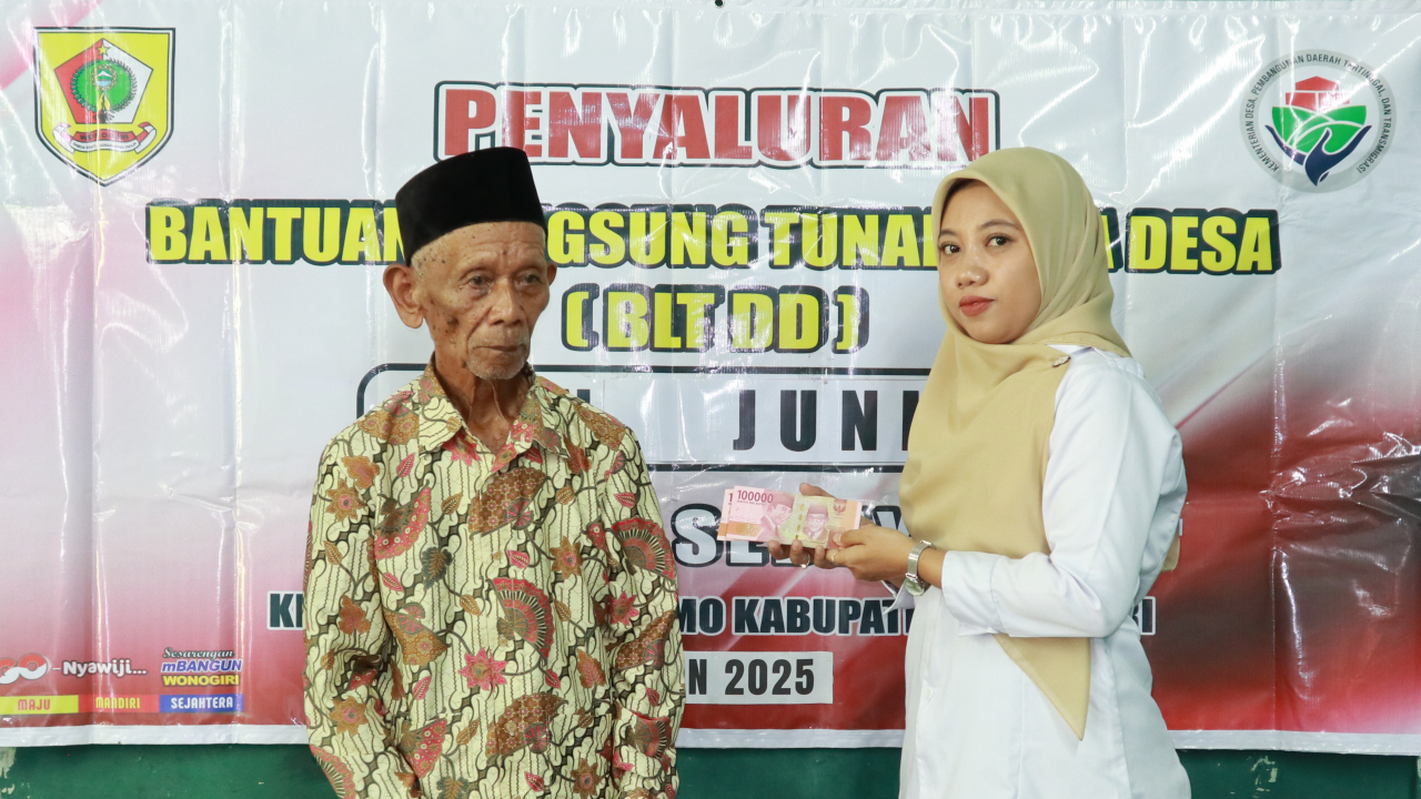 Pemdes Sedayu Salurkan BLT Dana Desa Bulan Juni 2025 kepada 25 KPM