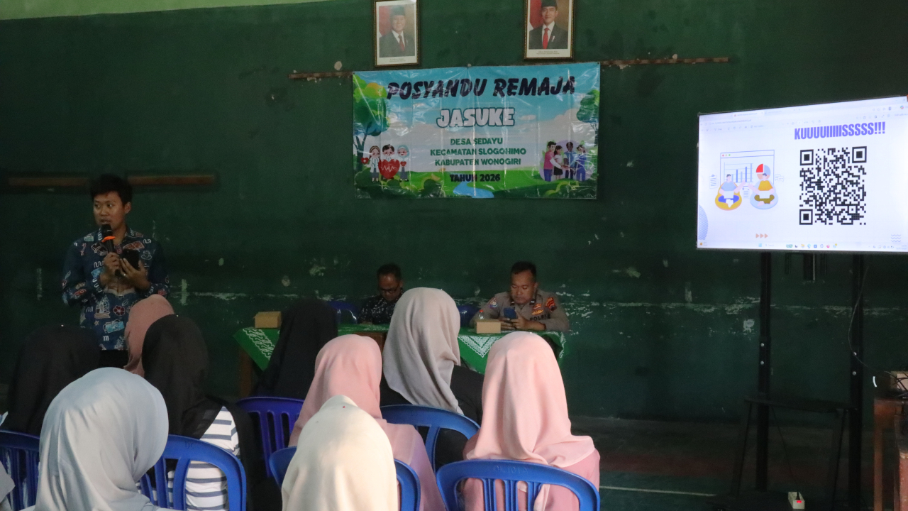 Posyandu Remaja "JASUKE" Desa Sedayu Bekali Generasi Muda dengan Edukasi Literasi Digital dan Pemanfaatan Artificial Intelligence