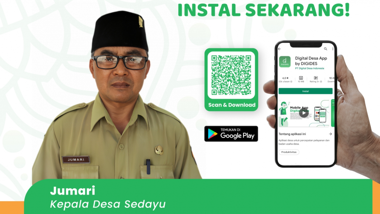 Pelayanan Publik Prima, Desa Sedayu Terapkan Aplikasi DIGIDES