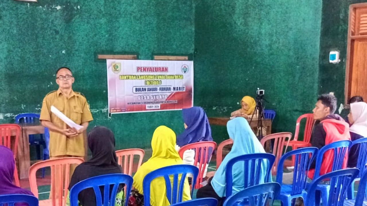 Pemerintah Desa Sedayu Salurkan BLT-DD Tahap Januari–Maret Tahun 2026