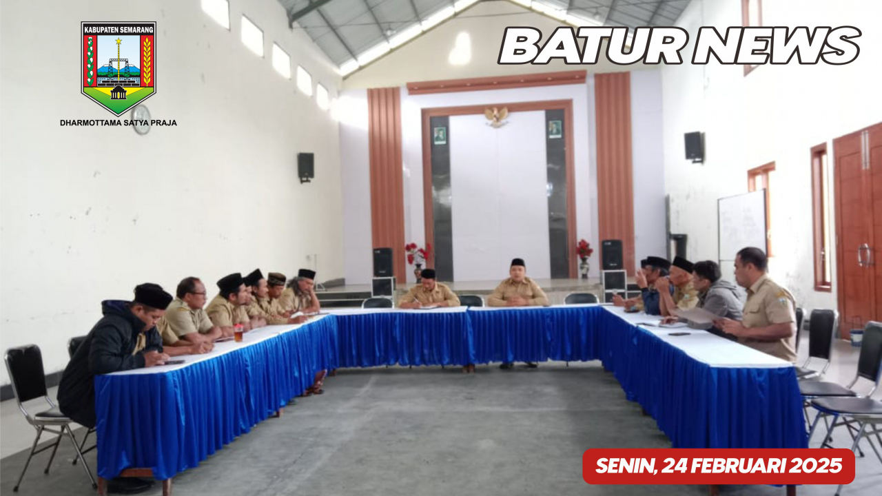 RAPAT RUTIN PERANGKAT DESA BATUR