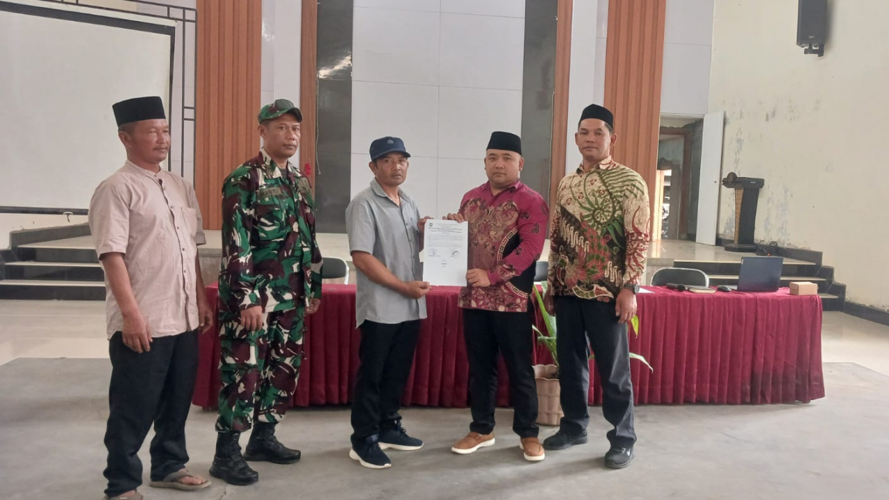 SERAH TERIMA GEDUNG BASECAMP