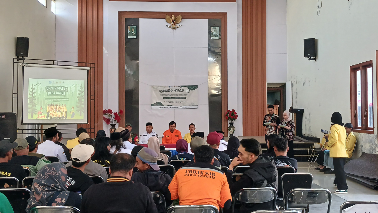 DESA BATUR TANGGAP BENCANA BERSAMA UNNES