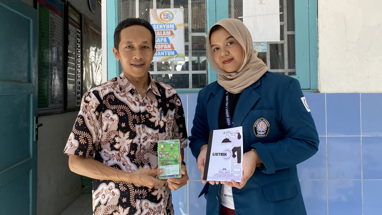 CAPUNG tetapi bukan hewan? Mahasiswa UNDIP kenalkan Fun Experiment Cahaya Pengetahuan (Maket Rangkaian Listrik)