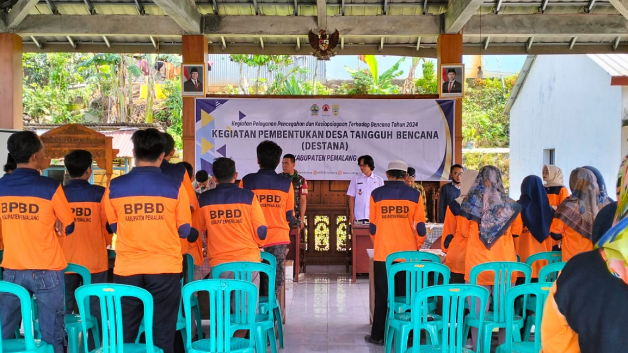Kegiatan  Pencegahan dan Kesiapsiagaaan Terhadap Bencana Tahun 2024, Di Desa Cawet