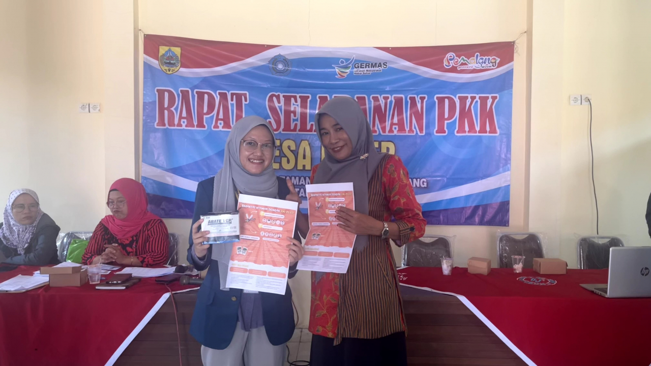 Cegah DBD dan Chikungunya, Mahasiswa KKN Tim II Undip Lakukan Pendampingan Gerakan 1 Rumah 1 Jumantik PSN 3M-Plus