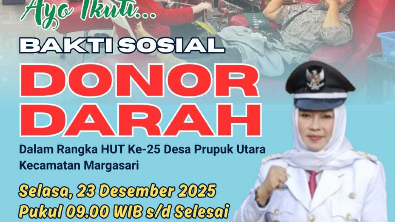 Donor Darah HUT Desa Prupuk Utara, Setetes Selamatkan Jiwa!