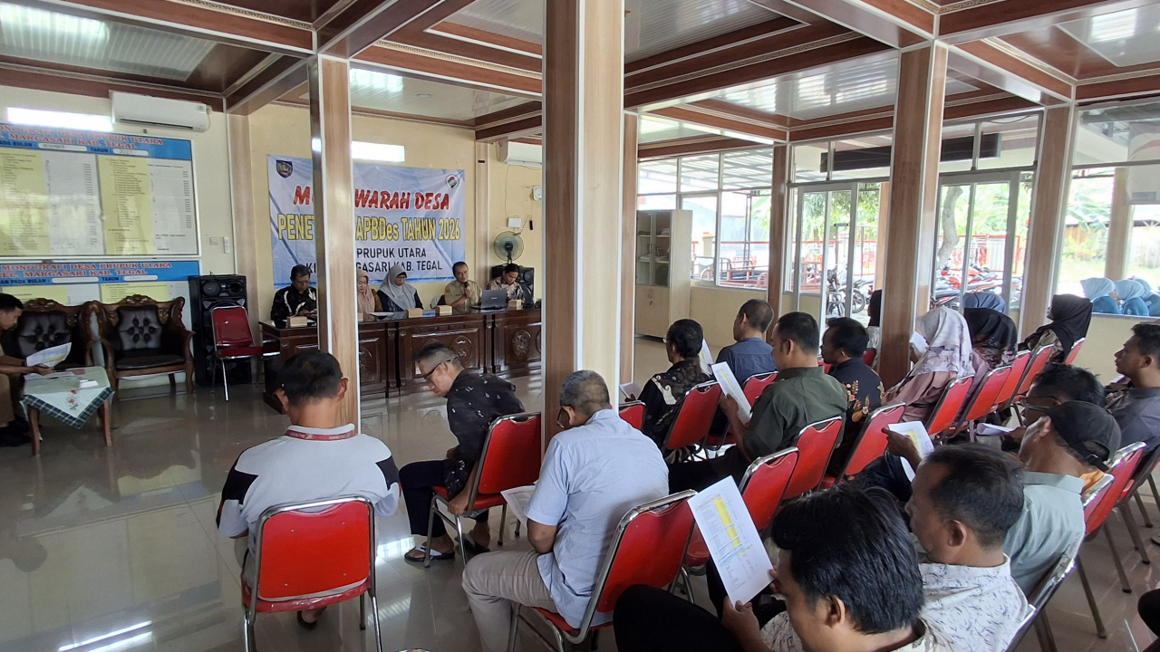 MUSYAWARAH DESA PENETAPAN APBDes TAHUN 2026 DESA PRUPUK UTARA