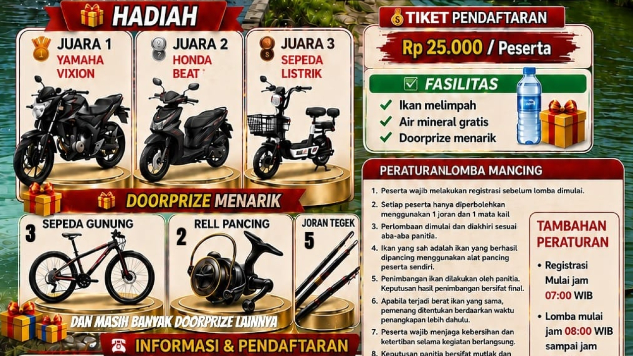 Lomba Mancing Umum