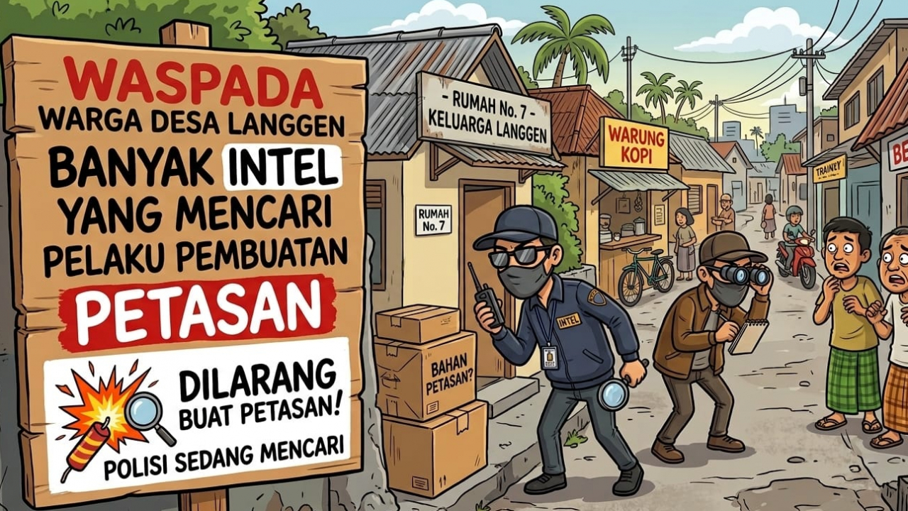 waspada petasan bahan peledak