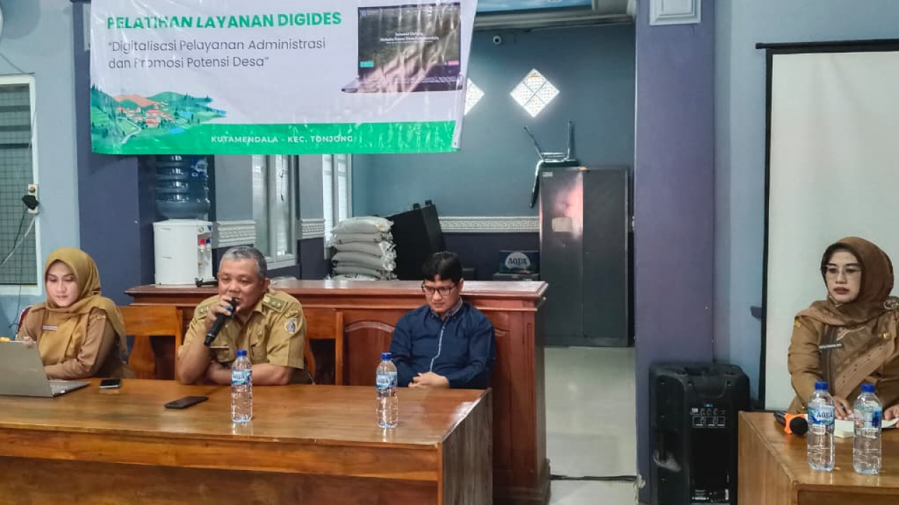 Pelatihan Digides Tingkatkan Kompetensi Warga Kutamendala
