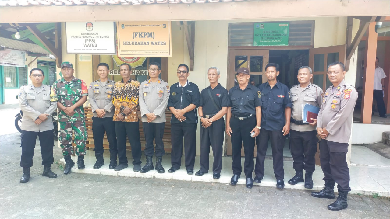Tim Juri dari Polres Kulon Progo Melakukan Penilaian Lomba FKPM di Kelurahan Wates